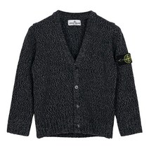 [스톤아일랜드] KIDS 23FW 블루그레이 와펜 울 캐시미어 카디건 7916519Z6 V