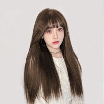 뿌이뿌이가발 벨벳 가발, 밀크브라운