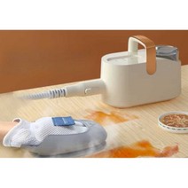 고압 스팀 청소기 주방 기름 얼룩 오염 제거 살균, 밝은 회색