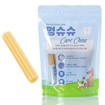 멍슈슈 케어츄 반려견 덴탈츄 입냄새 치석제거 양치 치석제거껌 강아지 영양간식 유산균 155g, 1개