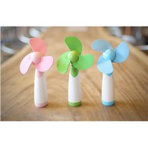 B안전사용 건전지 휴대용 미니선풍기 휴대용선풍기 사무용선풍기, 핑크