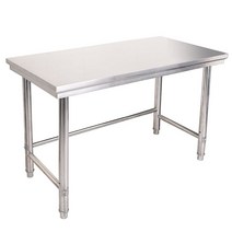스테인리스 작업대 조리대 식당 업소용 주방 스텐 정리대 테이블, 80X50X80cm
