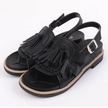 오너클랜 예쁜 태슬 슬리퍼 신발 여자 데일리 샌들 여름 슈즈