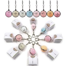 볼주머니 키링 2피스 카에데 골프공 홀인원 기념품, 플라이_블루세트