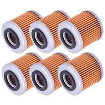 Husqvarna 오일 필터 SM450R QM450 ATV TC510 TE510 SM510 R SM510R TE610E TE610 E TE 엔듀로 610 QM 450 TC SM 5, [04] 6pcs Yellow