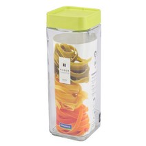 글라스락 블럭캐니스터 사각1300ml 냉장고 수납정리, 1개