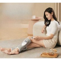 안마기 항온 온찜질 무릎 종아리 마사지기 지압 기압, 항온온찜질 + 기압마사지 (회색) +리모콘