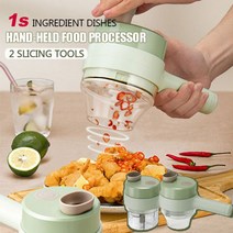 칠리 야채 파쇄기 주방 액세서리 다기능 핸드헬드 소시지 슬라이서 야채 커터 마늘 매셔, Green