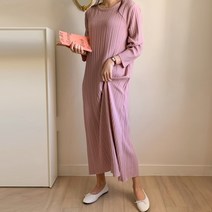 에브리나나 / 말랑텐션 링클주름 롱원피스