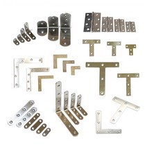 아이베란다 스텐 꺽쇠 ㄱ자 연결철물 코너 평철 브라켓 모음, 1-04.100x25x25mm
