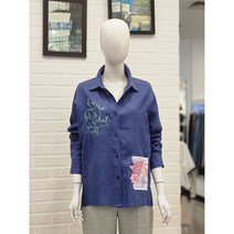 블루페페 마 루즈핏 박스 블라우스 P212PSC705
