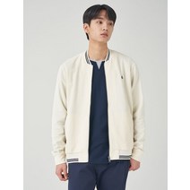 BEAN POLE 스태디움넥 집업 카디건 아이보리