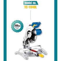 TNT 각도절단기 10인치 TC-1040L 레이저타입 팁쇼포함 무게10.5kg 220V 2 100W 좌우45도, 1개