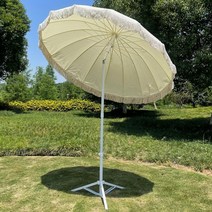 차박 노지캠핑 휴대용 감성 대형 파라솔 그늘막, 태슬파라솔