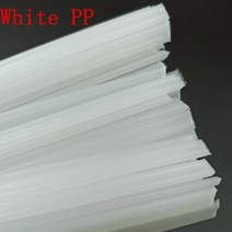 10 개/가방 플라스틱 용접봉 200/250mm 길이 플라스틱 용접기 노즐 팁 용접 용품에 대 한 ABS/PP/PVC/PE 용, 03 white pe 25cm