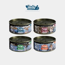 [헬시쇼어스] 천연 오메가3를 가장 많이 함유한 캔. 강아지 습식캔 사료 170/397g, 397g, 퍼시픽 헤이크(대구과 생선)