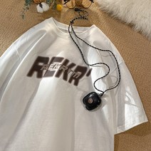 DX23491 핫한 중량 기본 아메카지스타일 클래식 트렌드 부풀다 반팔 남자 비판함 25 통제함 38 평평하게깔면 도모함