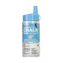 TAJIMA 마이크로 초크 형광 블루 10.5 oz 300g 내구성이 뛰어난 병 및 쉽게 채울 수 있는 노즐이 초미세 스냅 라인 분필 PLC2 FB300