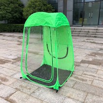투명 비닐 우레탄창 몽골 이글루 텐트 테라스 바람막이, 그린 1x1x1.5m, 단일사이즈