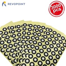 책스캔 북스캐너 사진 문서 블루투스 휴대용 고속 스캐너 revopoint 5.0mm 3d 스캐닝용 기준점(3000개) 3d 용 난반사 마커
