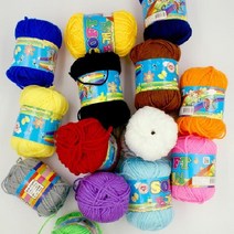 스며든몰 유치원 초등학교 방과후 아크릴사100 45g 뜨개질 교재용 학용품, 연두