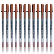 사쿠라 겔리롤 파인 볼펜 0.6mm, 브라운(12), 12개입