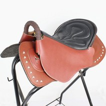 말쿠션 안장패드 승마용품 충격 흡수 라이딩 경주마 하네스 훈마 트레일 승마체험, Impulse Red Horse Bare Saddle