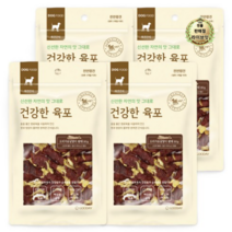 라이브잇 굿데이 건강한 육포 강아지 간식 80g, 오리가슴살+황태 혼합맛, 44개