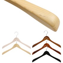 원목옷걸이 나무 베이직2 정장상의 남자 (5개), (원목), 5개입