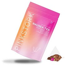 Pink Stork 핑크 황새 생강 오렌지 입덧 완화 차 100 %유기농 임신 필수 30 허브티
