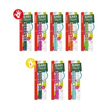 스타빌로 이지그래프 연필B 2본 올바른 글씨, B오렌지(오른손)