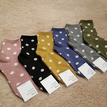 땡땡이양말 커플양말 여자양말 남자양말