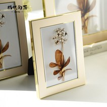 웨딩포토테이블액자 현대 심플 웨딩드레스 비추다 8인치 6인치 7인치 10 해상조형물액자 A스윙 금속 2554036314, 7인치 *사진을 현상함 로즈 골드 PGS -002