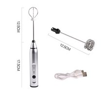 더치커피메이커 콜드브루 드립 커피 기구 3In 1 휴대용 충전식 전기 우유 Frother Foam Maker 고속 음료 믹, 06 B-sliver