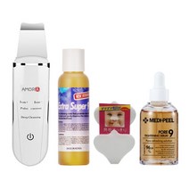 아모르미 블랙헤드 코피지 제거 녹이기 피지흡입기 슈퍼 엑스로션 기계, 워터필링기+엑스로션100ml+코팩시트2팩+모공세럼