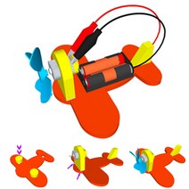 선풍기 만들기 비행기 (일반형 1인용) 모양 형태 꾸미기 원리 바람 창작 고속 모터 안전 프로펠러