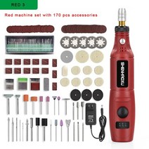 전동 드릴 미니 그라인더 전동공구 소형 그라인더 SHENHAOXU 100-240V 미니 드릴 조각-펜 Dremel-도구 액세서리 세트 다기능 전동 공구가있는 조정 가능한 연삭 3., PSD-010-RED3, EU 플러그 100-240V, 1개