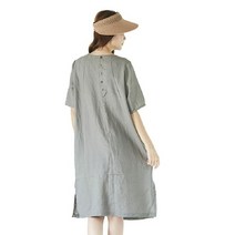 (쇼) 마 반팔 원피스