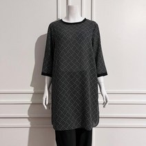 포라리 포라리 나염 원피스 L121100 (엄마 옷 선물/할머니 옷 선물)