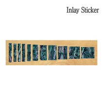 악기 인레이 스티커 Traditional Block-AB Sticker, 단품