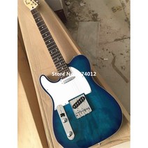 고품질의 새로운 왼손 블루 일렉트릭 기타, 40 인치, Guitar