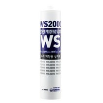 누리 실리콘 WS-2000 비오염 외장용 렉산용 석재용 판넬용 [색상별선택], 투명