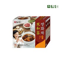 쌍화차 15개입 개별포장 아몬드 호두 대추 건강차 홍삼음료 과일음료 건강주스 건강즙 비타민음료 과일주스 코코아 캔커피 음료수 식혜 생과일쥬스 팩음료, 담터 쌍화차15T