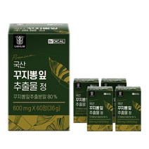 비디컬 국산 꾸지뽕 잎 추출물 매스틱 추출분말 정 매실, 5박스(5개월분)