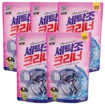 산도깨비 세탁조 세정제 클리너 450g, 5개