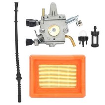 기화기 공기 필터 연료 파이프 세트 교체 STIHL FS400 FS450 FS480 FS 400 450 480 잔디 깎는 기계 기화기