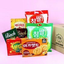 먹다보니 퇴근시간 과자5종세트 회사 사무실 간식 고민 끝, 단품