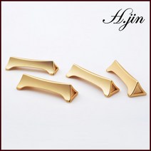H.jin 전통 기와 골드 24k 금도금 수저받침 4p세트, 24K 골드 금도금