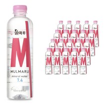 미국FDA인증 미네랄이 풍부한 PH7.4 프리미엄 알카리수 미네랄워터 물마루, 60개입, 500ml