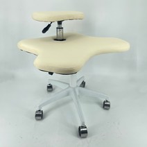 인체공학의자 고관절 척추 편안한 개발자용 사무직 장시간, 04. 베이지 - 오토매틱 버전 - 나일론 다리